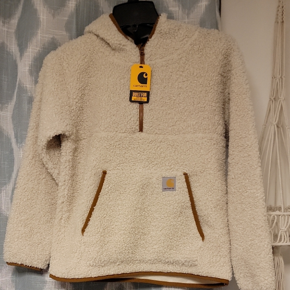 Carhartt Cream Sherpa Jacket